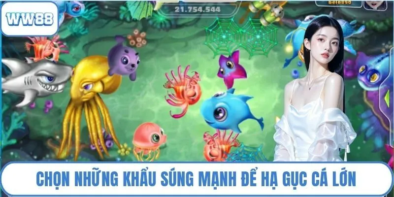 Chọn những khẩu súng mạnh để hạ gục cá lớn