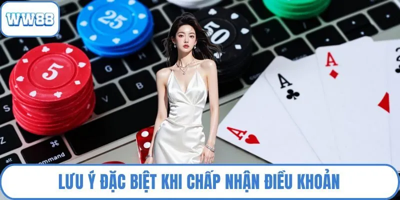 Lưu ý đặc biệt khi chấp nhận điều khoản